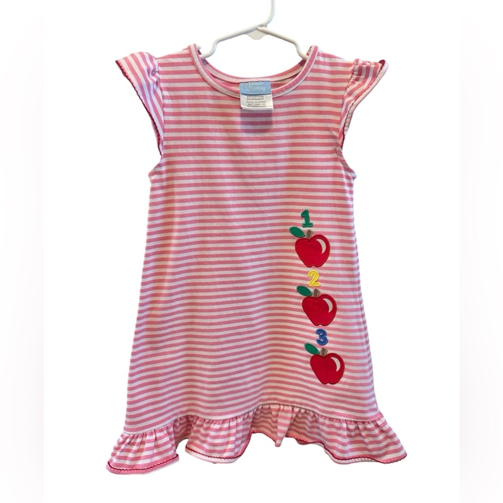 Classic Whimsy Stripe Ruffle Dress